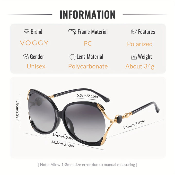 VOGGY Oversized Unisex Sunglasses